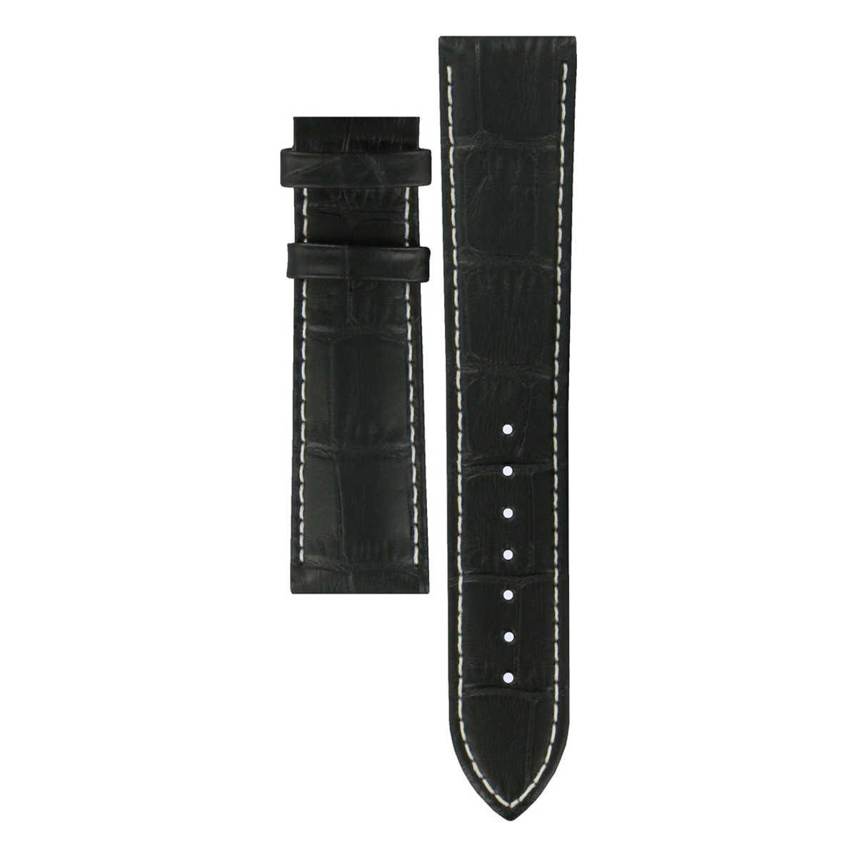 Tissot Tradition Chronograph Black Dial Black Leather Strap Watch For Men - T0636171605700