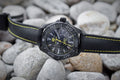 Tag Heuer Aquaracer Calibre 5 Black NATO Strap Carbon Dial Watch for Men - WBD218B.FC6446