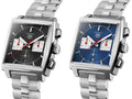 Tag Heuer Monaco Automatic Chronograph Black Dial Silver Steel Strap Watch for Men - CBL2113.BA0644