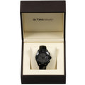 Tag Heuer Aquaracer Automatic Chronograph Special Edition Grey Titanium Dial Black Leather Strap Watch for Men - CAY218B.FC6370