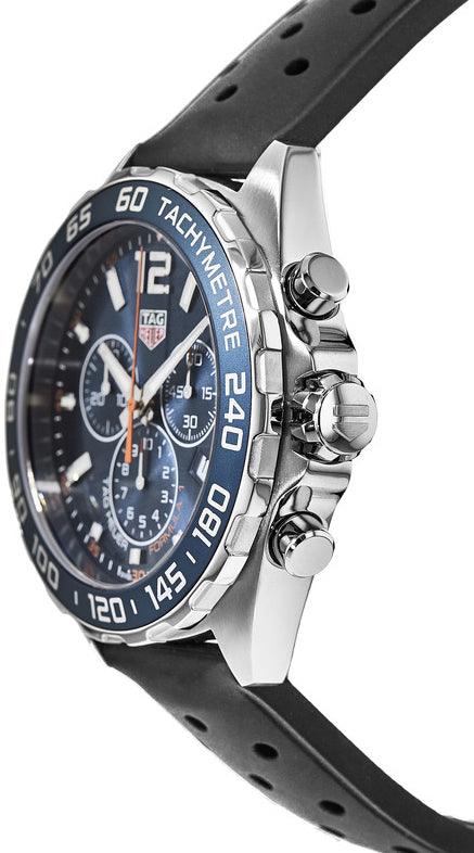 Tag Heuer Formula 1 Blue Dial Black Rubber Strap Watch for Men - CAZ1014.FT8024