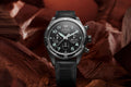 Tag Heuer Autavia Chronometer Flyback Chronograph Black Dial Black Leather Strap Watch for Men - CBE511C.FC8280