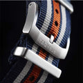 Tag Heuer Formula 1 Quartz Chronograph Blue Dial Two Tone NATO Strap Watch for Men - CAZ1010.FC8196