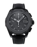 Tag Heuer Aquaracer Automatic Chronograph Special Edition Titanium Grey Dial Black Leather Strap Watch for Men - CAY218B.FC6370