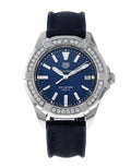 Tag Heuer Aquaracer Quartz Diamonds Blue Dial Blue Nylon Strap Watch for Women - WAY131N.FT6091