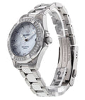 Tag Heuer Aquaracer Diamonds White Mother of Pearl Dial Silver Steel Strap Watch for Women - WBD1315.BA0740