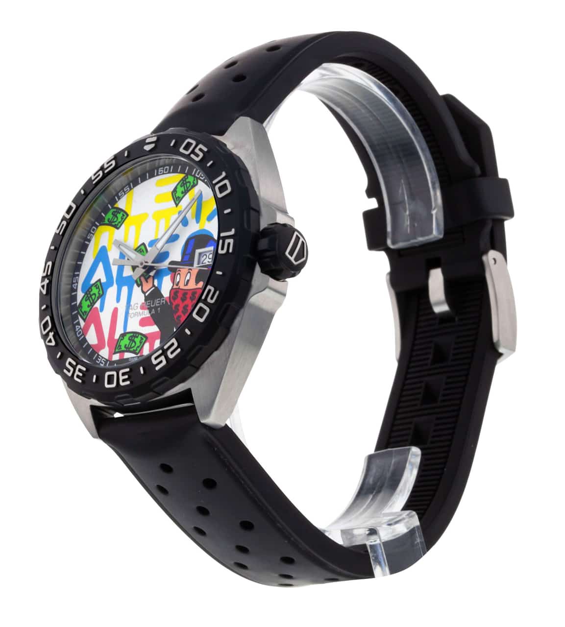 Tag Heuer Formula 1 Alec Monopoly White Dial Watch for Men - WAZ1119.FT8023