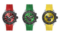 Tag Heuer Formula 1 Chronograph 41mm Yellow Dial Yellow Rubber Strap Watch for Men - CAZ101AM.FT8054