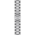 Tissot Gentleman Powermatic 80 Silicium Ice Blue Silver Steel Strap Watch For Men - T127.407.11.351.00