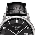 Tissot Luxury Powermatic 80 Black Dial Black Leather Strap Watch For Men - T086.407.16.057.00