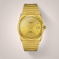 Tissot PRX Powermatic 80 Gold Dial Gold Steel Strap Watch for Men - T137.407.33.021.00
