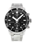 Tissot Seastar 1000 Chronograph Black Dial Silver Steel Strap Watch For Men - T120.417.11.051.00