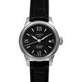 Tissot Le Locle Automatic Lady Black Dial Black Leather Strap Watch for Women - T41.1.123.57