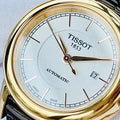 Tissot Carson Automatic White Dial Brown Leather Strap Watch For Women - T085.207.36.011.00