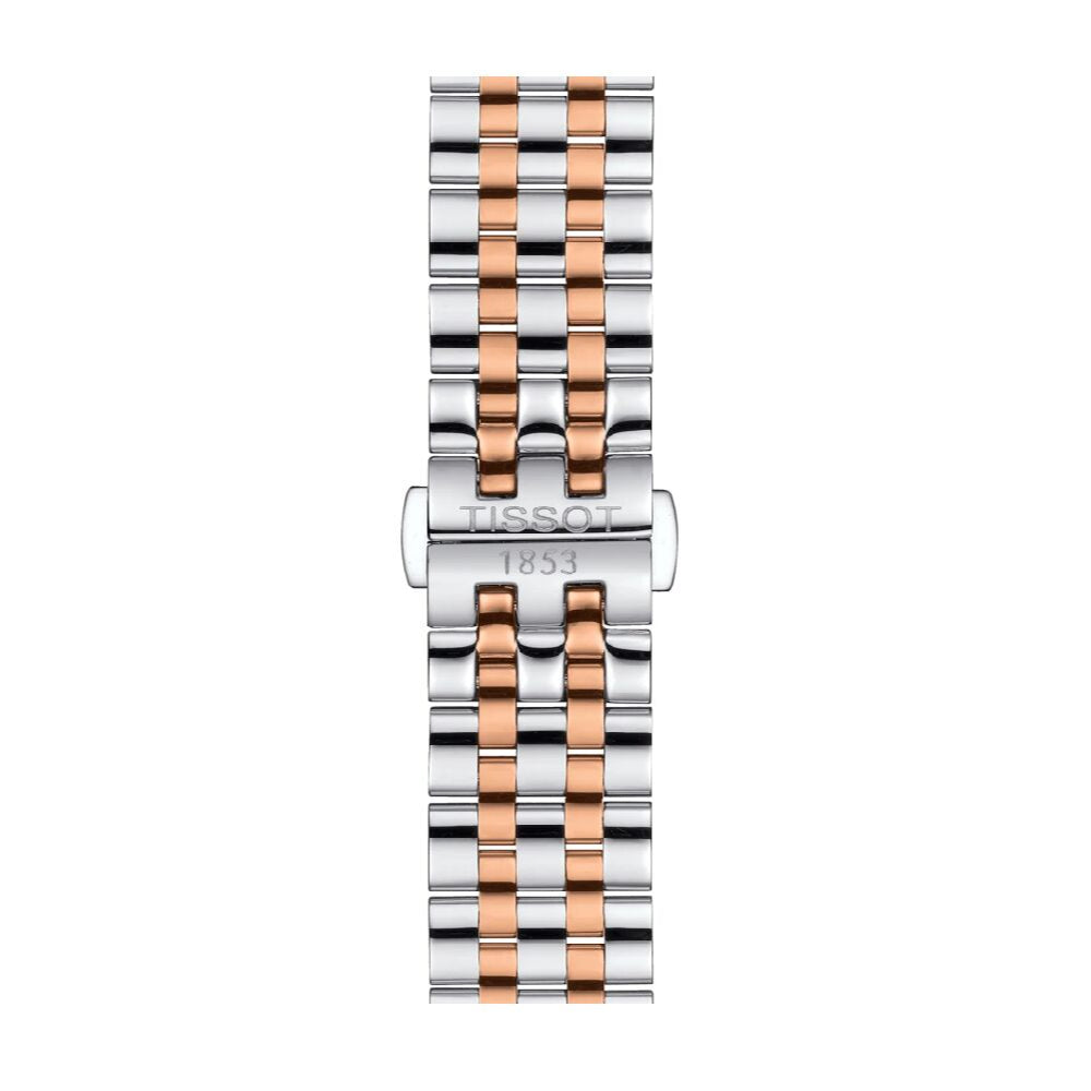 Tissot Carson Premium White Dial Two Tone Steel Strap Watch For Men - T122.410.22.033.00
