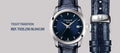 Tissot Couturier Lady Blue Dial Blue Leather Strap Watch for Women - T035.210.16.041.00