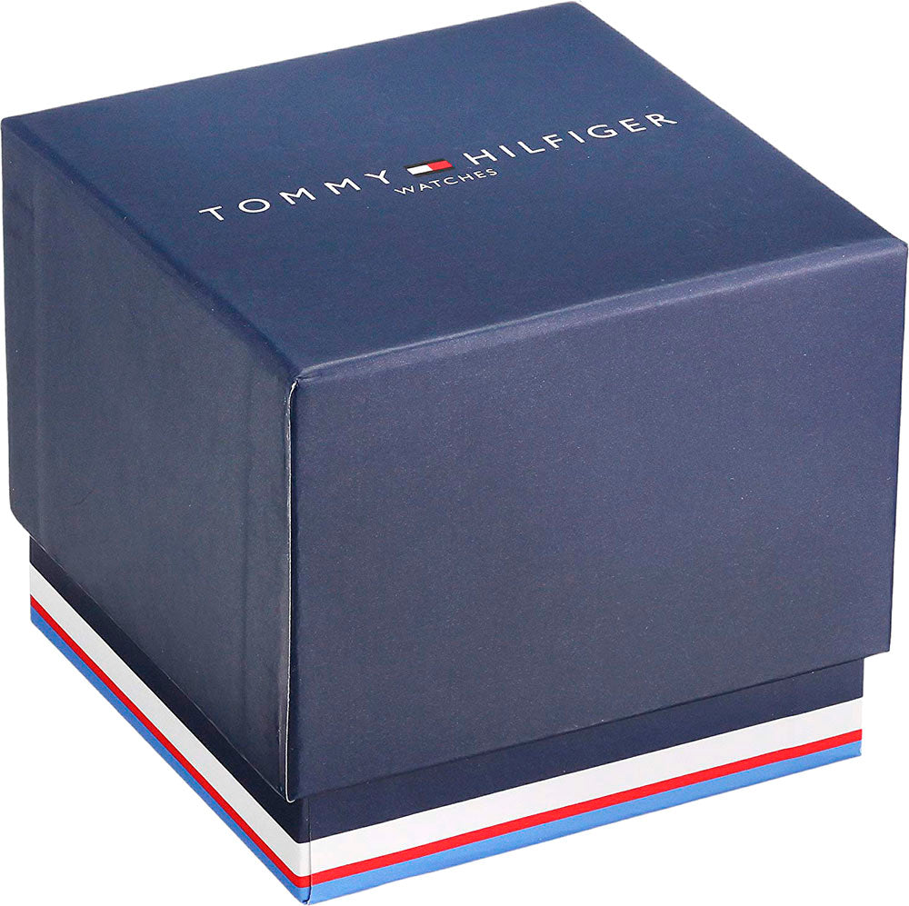 Tommy Hilfiger Jordan Chronograph Green Dial Gold Mesh Strap Watch For Men - 1792093