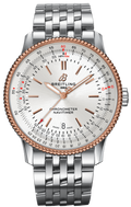 Breitling Navitimer Automatic 41mm White Dial Silver Stainless Steel Mens Watch - U17326211G1A1