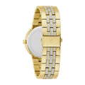 Bulova Crystal Collection Silver Dial Two Tone Steel Strap Watch for Men - 98K102