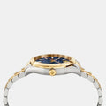 Versace Hellenyium Quartz Blue Dial Two Tone Steel Strap Watch for Men - VEVK00520