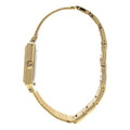 Guess White Dial Gold Mesh Bracelet Watch For Women - W0826L2