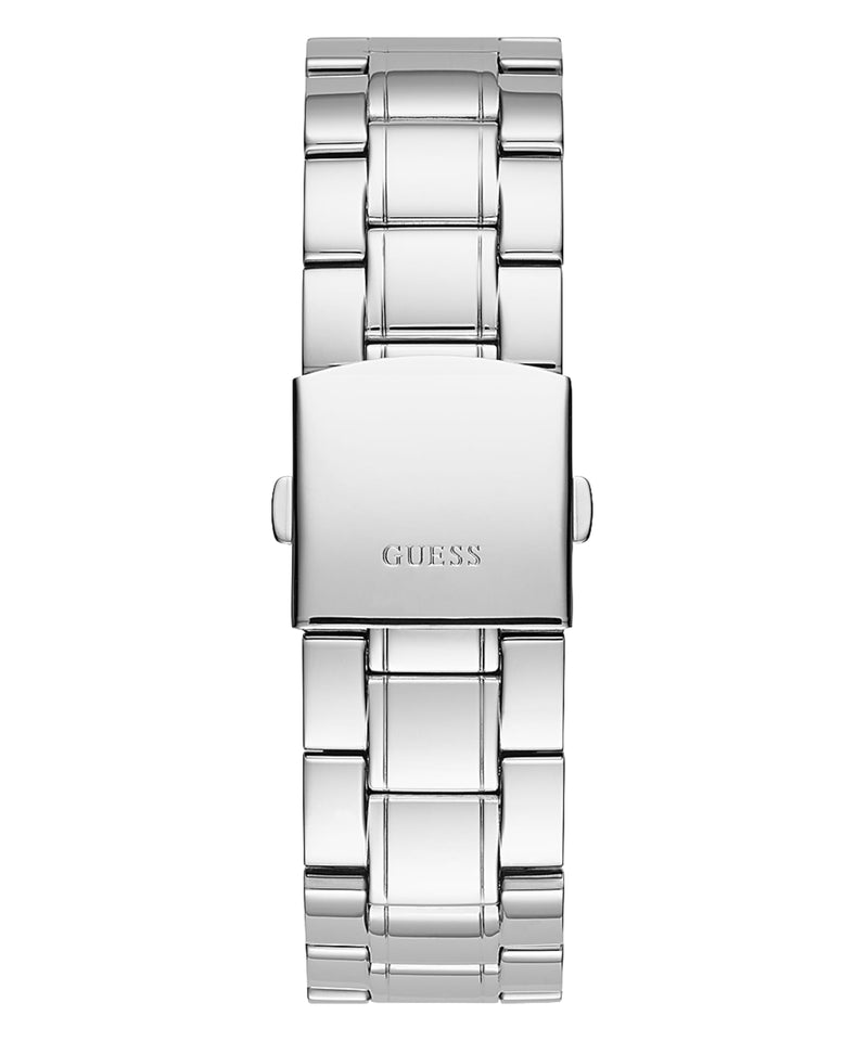 Guess Hendrix Chronograph Blue Dial Silver Steel Strap Watch for Men - W1309G1