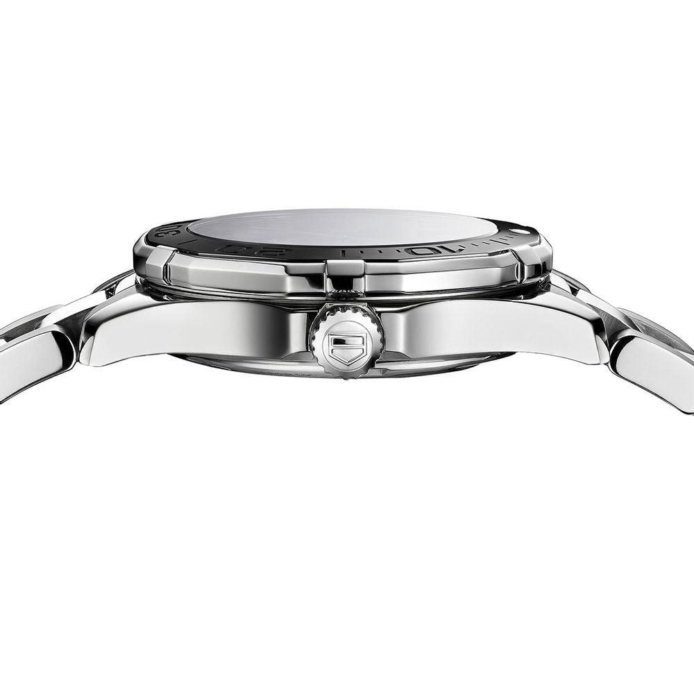 Tag Heuer Aquaracer Quartz Black Dial Silver Steel Strap Watch for Women - WAY131K.BA0748