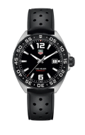 Tag Heuer Formula 1 Quartz Black Dial Black Rubber Strap Watch for Men - WAZ1110.FT8023