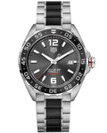 Tag Heuer Formula 1 Calibre 5 Anthracite Dial Two Tone Steel Strap Watch for Men - WAZ2011.BA0843