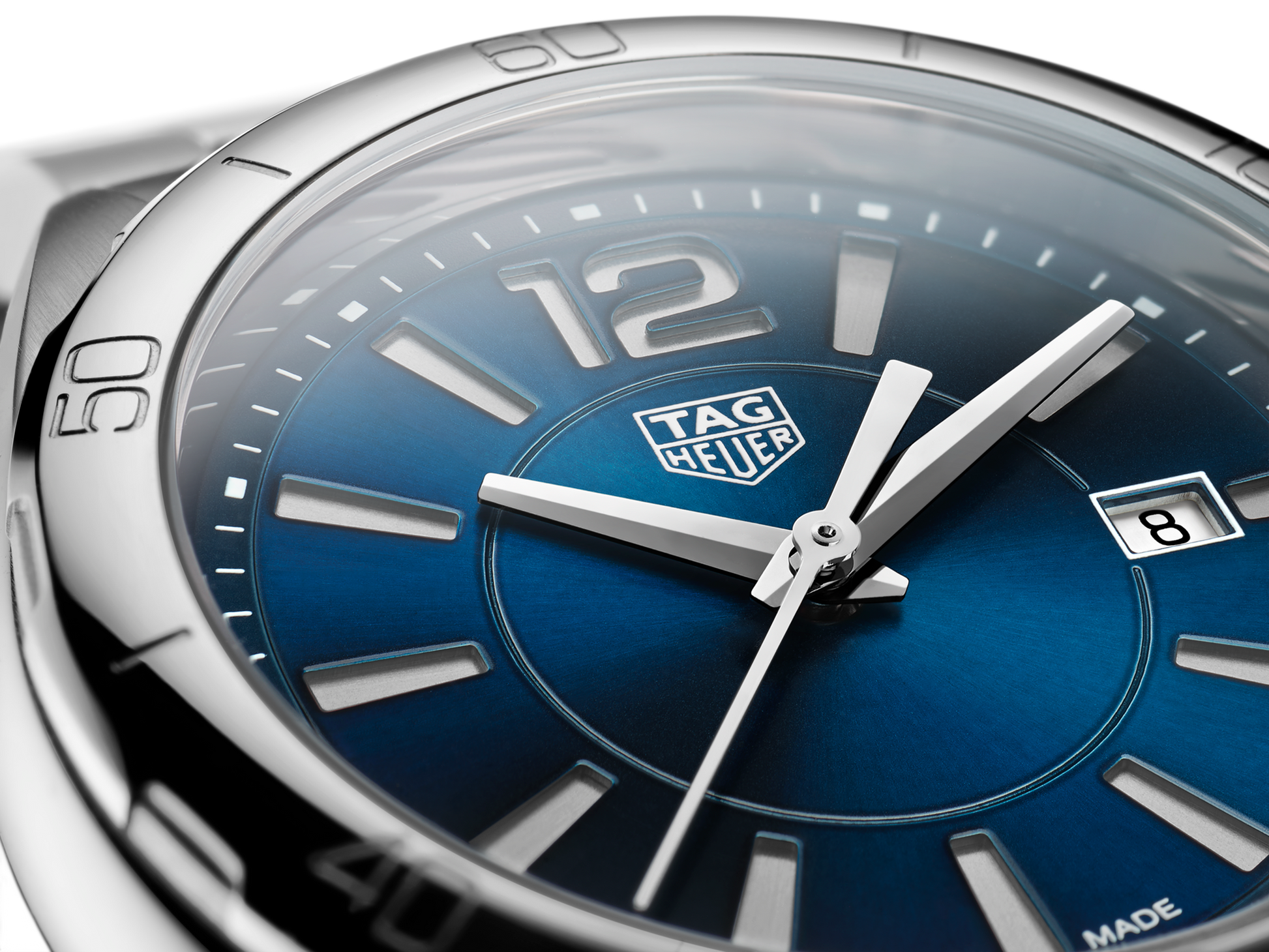Tag Heuer Formula 1 Quartz Blue Dial Silver Steel Strap Watch for Women - WBJ1412.BA0664