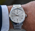 Tag Heuer Carrera Date Silver Dial Silver Steel Strap Watch for Women - WBN2111.BA0639