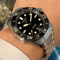 Tag Heuer Aquaracer Professional 300 Automatic Black Dial Silver Steel Strap Watch for Men - WBP201A.BA0632