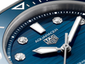 Tag Heuer Aquaracer Professional 300 Automatic Diamonds Blue Dial Silver Steel Strap Watch for Women - WBP231B.BA0618