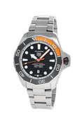 Tag Heuer Aquaracer Professional 1000 Superdiver Automatic Black Dial Silver Steel Strap Watch for Men - WBP5A8A.BF0619