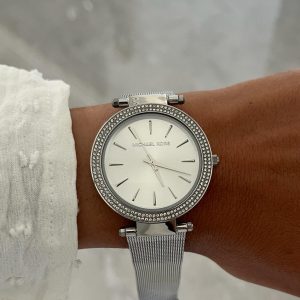 Michael Kors Darci Silver Dial Silver Mesh Bracelet Watch for Women - MK3367