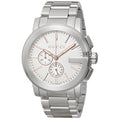 Gucci G Chrono Chronograph Silver Dial Silver Steel Strap Watch For Men - YA101201