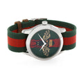Gucci Le Marche des Merveilles Red & Green Dial Red & Green Nylon Strap Unisex Watch - YA1264060