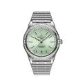 Breitling Chronomat Automatic 36 Diamonds Green Dial Two Tone Steel Strap Watch for Women - A10380591L1A1