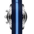 Breitling Superocean Heritage Chronograph 44 Ocean Conservancy Silver Dial Two Tone NATO Strap Watch for Men - A133131A1G1W1
