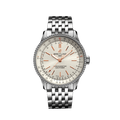Breitling Navitimer Automatic 35 White Dial Silver Steel Strap Watch for Men - A17395F41G1A1