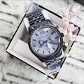 Michael Kors Lexington Chronograph Blue Dial Blue Steel Strap Watch for Men - MK8480