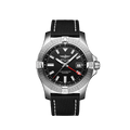 Breitling Avenger Automatic GMT 43 Black Dial Black Nylon Strap Watch for Men - A32397101B1X1