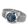 Breitling Chronomat GMT 40 Blue Dial Silver Steel Strap Watch for Men - A32398101C1A1