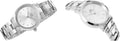 Daniel Wellington Iconic Link White Dial Silver Steel Strap Watch For Women - DW00100205