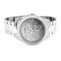 Guess Crush Silver Dial Silver Steel Strap Watch For Women - GW0020L1