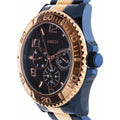 Guess BFF Multifunction Blue Dial Two Tone Steel Strap Watch for Women - W0231L6