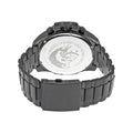 Diesel Mega Chief Chronograph Black Dial Black Steel Strap Watch For Men - DZ4355