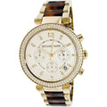 Michael Kors Parker Gold Dial Two Tone Steel Strap Watch for Women - MK5688