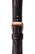 Tissot Chemin Des Tourelles Powermatic 80 Cosc Silver Dial Brown Leather Strap Watch For Men - T099.408.36.038.00