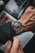 Seiko Prospex 1965 Diver's Modern Re-Interpretation Automatic Brown Dial Black Rubber Strap Watch For Men - SPB147J1